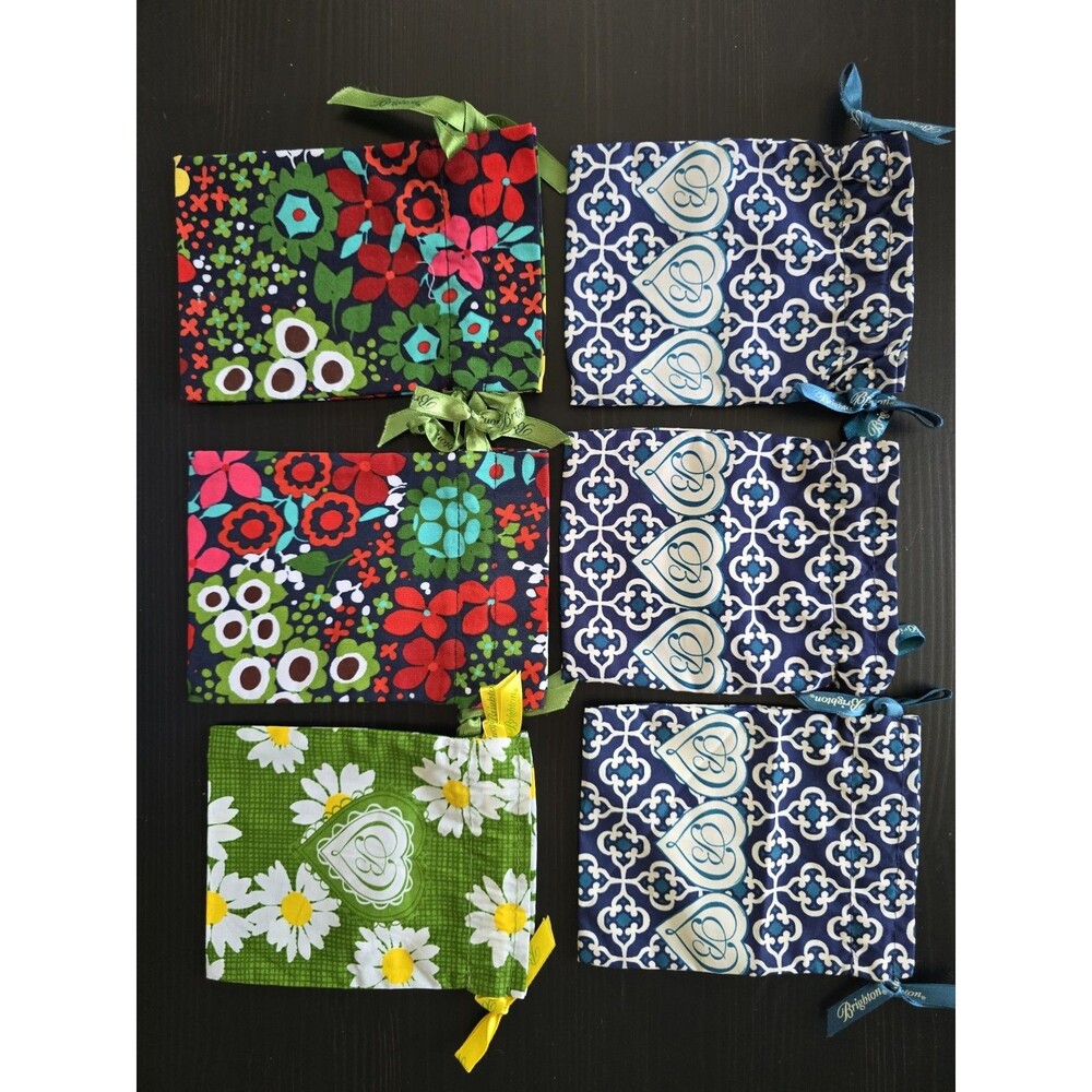 6 - New Brighton Jewelry 4.5" x 6" Drawstring Dust Bags